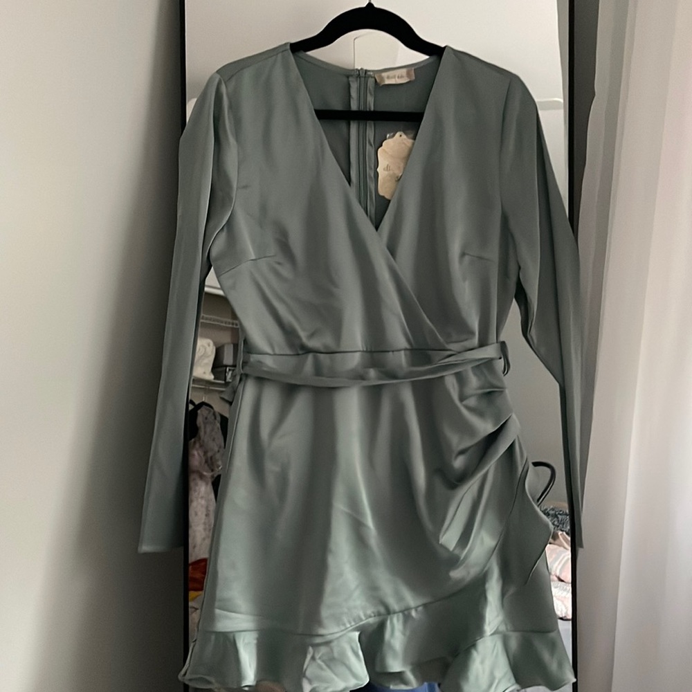 Sea-foam green romper
